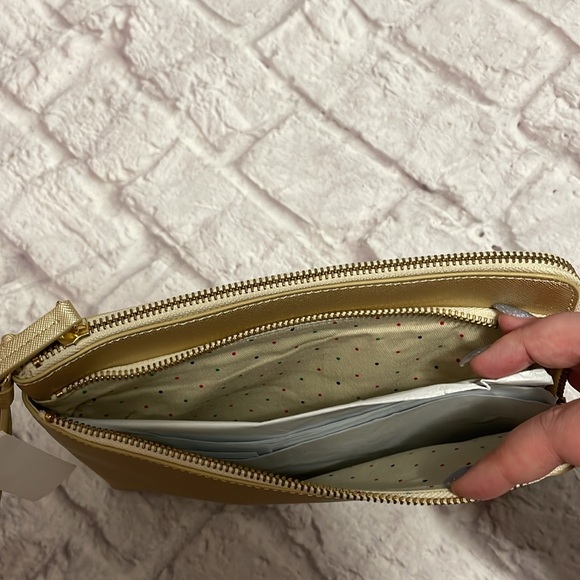 Gold Talbots Wristlet NWT - Picture 4 of 5